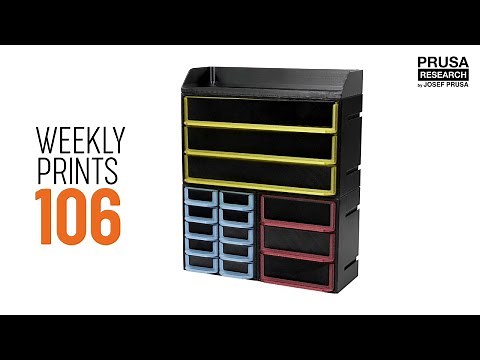 Weekly 3D Prints #106 Modular shelving system - Hobby & Workshop