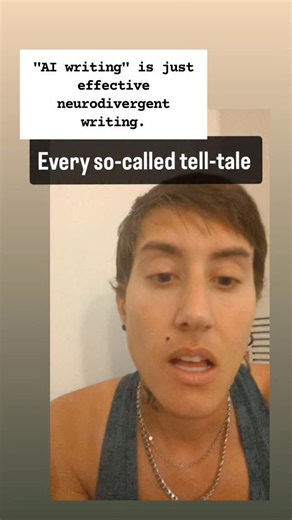 Devon Price on Instagram: "We are the blueprint that AI is cribbing from! youve got it completely ass backwards if youre blaming us for what emulates us."