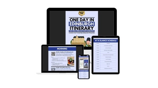 Edinburgh 1 Day Itinerary PDF | Travel Guide   Map | Instant Download - Etsy UK