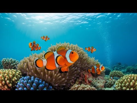 SLOW OCEAN BREATH 🌌 Soft Piano Ease in a Deep Aquarium