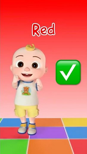 JUMP on the Rainbow Squares and Follow Along ✨ JJ's Disco Dance Routine! 🕺#shorts