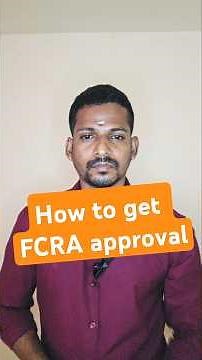FCRA Registration Simplified | Easy Approval Tips for NGOs! #ngo #fcra