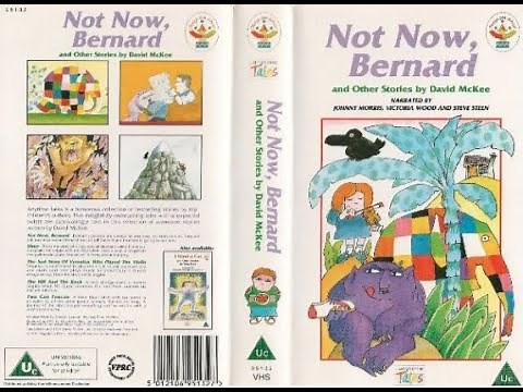 Anytime Tales: Not Now Bernard and other stories by David McKee (1991 UK VHS)