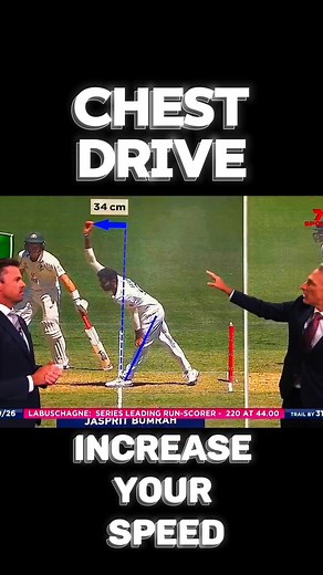 SPEED DEMON 🔥 on Instagram: "The Chest Drive constitutes the propulsive, anterior movement of your upper torso between the moment of front foot contact and ball release, wherein your bowling shoulder assumes a position anterior to your non-bowling shoulder, thereby rotating your upper body from a lateral orientation to a forward-facing position. Mastering the chest drive is crucial, as it yields numerous benefits and serves as a critical component of a player’s skillset. 1. It facilitates incre