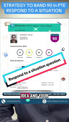 Mastering PTE Respond to a Situation Technique