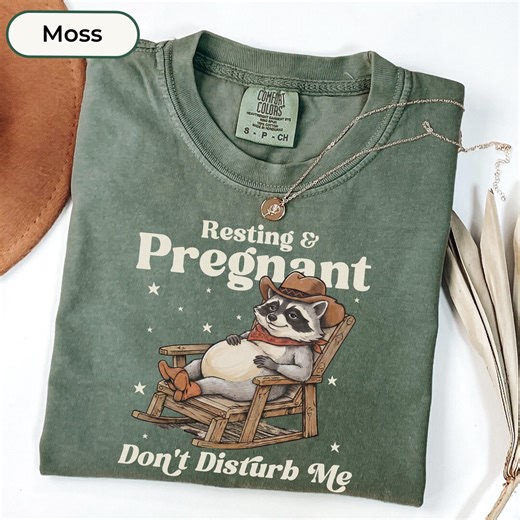 Funny Pregnancy Shirt for Wife, Sarcastic Raccoon Baby Reveal Tshirt, Gift for First Time Mom, Mothers Day Top, Pregnant Life Cute Gift - Etsy
