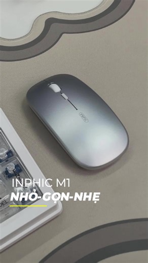 M1 chiếc chuột mini dành cho dân văn phòng thích sự gọn nhẹ và êm ái #m1p #chuotkhongday #workspacevn #techvietnam #sidotech