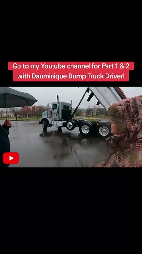 Follown @Dauminique Fisher on all social media platforms! Watch part 1 & 2 on my YouTube channel this weekend! #dumptruck #kenworth #truckandpup #washingtonstate #catpower #18speed #6nz #womenintrucking #construction #trucking #keepontruckin