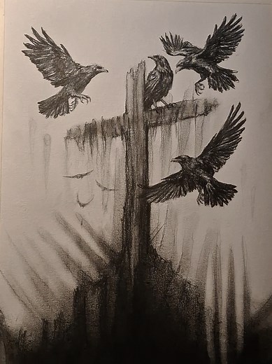 Silent Vigilance: An Original Drawing Exploration