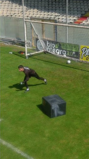 Can he save it? Goalkeeper agility drill #goalkeeper #soccer #challenge