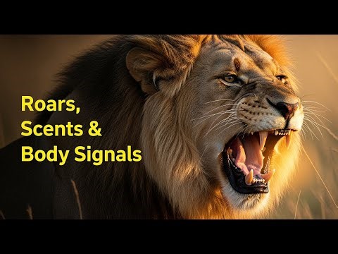 The Hidden Language of the Pride: HOW Lions Talk Using Roars, Scents & Body Signals