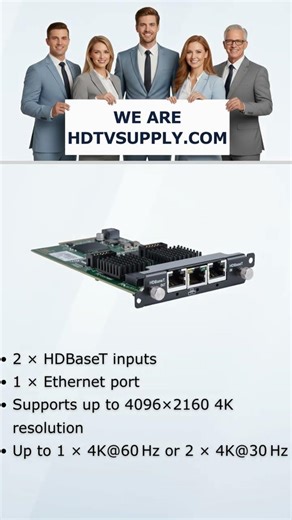 tvONE CV-HDBT-2IN-1ETH-FF CORIOview Module 2 HDBT & Ethernet Inputs