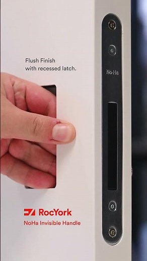 Complete the ultimate minimalist door opening with RocYork NoHa invisible handles.