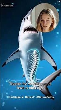 Sharks Don't Have Bones ? #SharkFacts #MarineBiology #Cartilage #OceanPredator #FishAnatomy