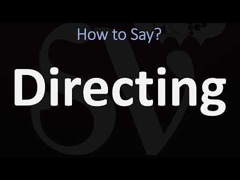 How to Pronounce Directing? (CORRECTLY)