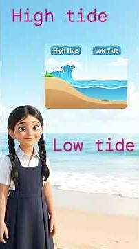 High Tide vs Low Tide 🌊 | Why Does Sea Water Rise & Fall? | Kids Science 🌎