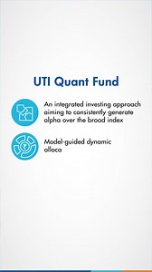 UTI Quant Fund: An active factor-based strategy blending predictive modelling with UTI MF's investment research expertise. | UTI Mutual Fund | Facebook