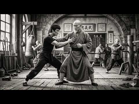 Bruce Lee Challenged a 70-Year-Old Shaolin Master — Bruce Couldn't Move the Old Man for 20 Minutes