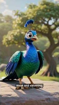 🦚 The Peacock Who Wanted to Fly High | An Inspiring Moral Story for Kids ✨