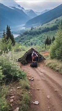 She Built a Hidden Jungle Shelter Alone | Survival Skills That Actually Work #survival #bushcraft