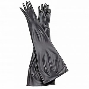 [Hot Item] Chemical Resistant Long Arm Gloves Butyl Rubber Glove Box Gloves