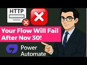 ⚠️ URGENT: Power Automate Flow Will Fail After Nov 30, 2025! | Fix HTTP Trigger URL Update Issue