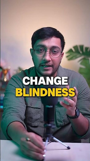 Do you ignore the small yet important changes? Change Blindness | Psychology #theoryofmind #ytviral