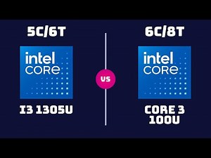 Intel Core i3 1305U vs Intel Core 3 100U – CPU Comparison | Which CPU Wins?