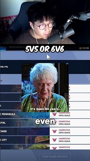 5v5 or 6v6 Overwatch? #Overwatch #overwatch2 #gaming