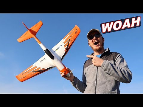 100 MPH FAST RC Plane - E-flite V900 - TheRcSaylors