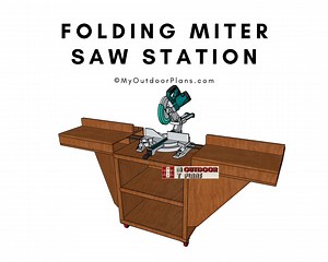 DIY Folding Miter Saw Station - DIY Plans - PDF Download - Etsy