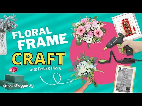 DIY Floral Frame Tutorial 🌸 Easy Home Decor Craft for Beginners!
