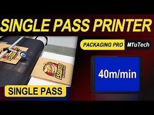 Single Pass Printer 2025 | MTuTech High-Speed Packaging & Cardboard Printing Machine