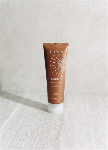 What five layers of Sunright Insta Glow looks like 👀 #Sunlesstanning #Tanner #InstaGlow #NuSkin | Nu Skin