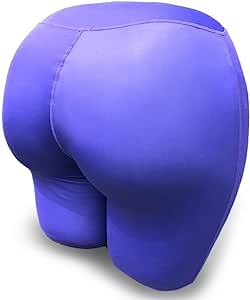 The Buttress Pillow – All-Natural Latex Foam Butt-Shaped Pillow for Sleep, Stress Relief, and Comfort – Ergonomic Design for Side, Back, and Stomach Sleepers – Removable Cover Included