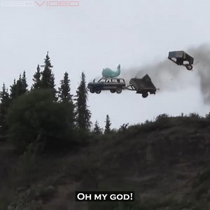 Launching Cars 300ft Off a CLIFF on the 4th of July! | 1320Video.com