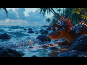 Enchanting Dinosaur Lullabies 🌙 | Soothing Sleep Songs & Calming Dino Images for Kids
