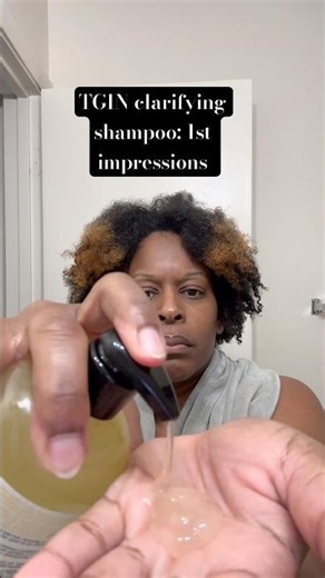 TGIN scalp clarifying shampoo #naturalhair #naturalhaircare #beauty #hairproducts