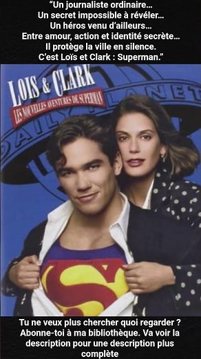les séries a voir Lois et Clark les nouvelles aventures de Superman #pourtoi #movie #film #series