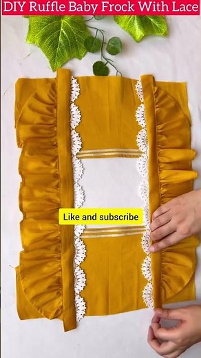 Baby girls frock design #cuttingandstitching #frockdesign #stitching #sewing #neckdesign #trending