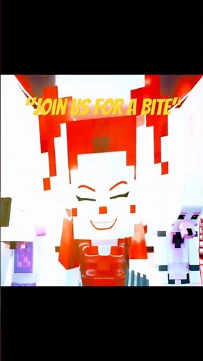 "Join Us For a Bite" Minecraft FNAF SL Animated Music Video #shorts