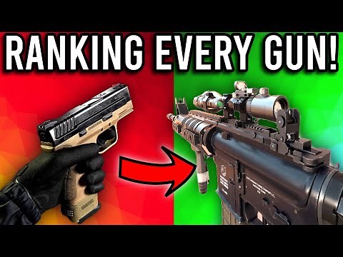 RANKING EVERY GUN IN PUBG FROM WORST TO BEST! 2022 UPDATED!