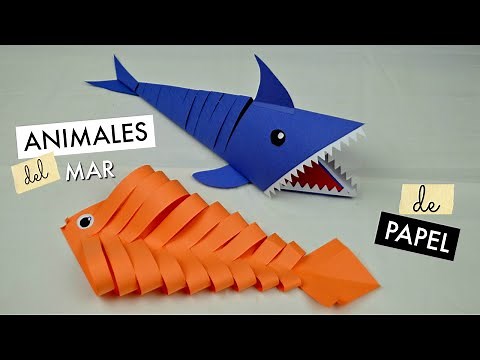 DIY Paper Sea Animals