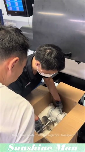 Using foam protection for logistics transport!