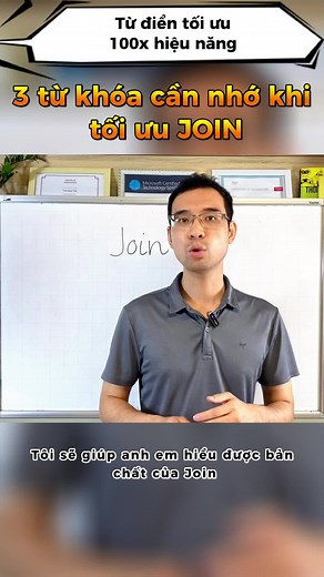 3 từ khóa cần nhớ khi tối ưu JOIN Cách chúng ta viết một câu lệnh JOIN hoàn toàn khác với cách một cơ sở dữ liệu thực hiện thuật toán JOIN đó. Hiểu về 3 giải thuật JOIN sau sẽ giúp bạn có thể thực hiện tối ưu các câu lệnh JOIN trong dự án thực tế #wecommit #tranquochuy #toiuu100x #learnprogramming #sql #developer #dev #laptrinh #backenddeveloper #programming #learnontiktok #join
