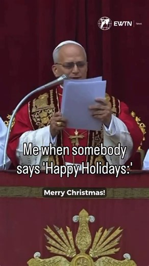 152K views · 175K reactions | We are with you, Pope Leo! Merry Christmas, y’all! May the peace of Christ reign in your hearts and in your families today and always. | Church POP | Facebook