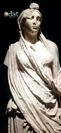 Magnificent 2000 Yr Old Statue of Lady from Minya,Egypt in Elegant Dress #dress #ancient #statue