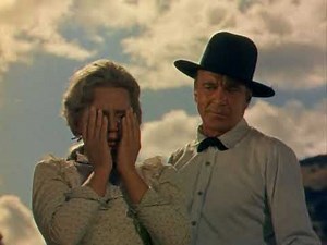 Cliff scene - The Hanging Tree (Delmer Daves, 1959)