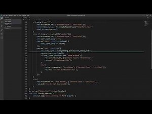 HTTP 05: User Input using HTML Forms and the POST Method