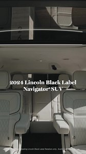 1.4K views | Calm. Confident. Commanding. The 2024 Navigator SUV. | Lincoln | Facebook
